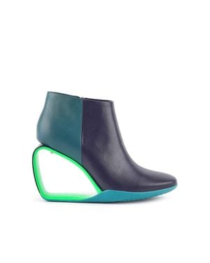 United Nude Mobius Ankle Bootie Hi - Blue