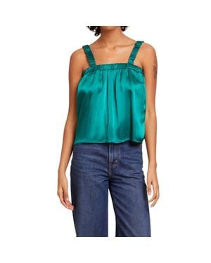 Nation Ltd Rivka Tank With Elastic Detail - Blue