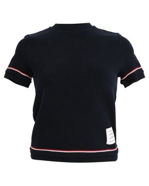 Thom Browne Crew Neck T-Shirt - Black
