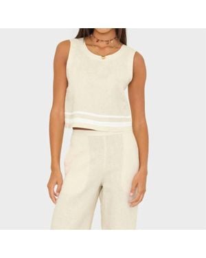 Xirena Winds Linen Leni Top - Natural