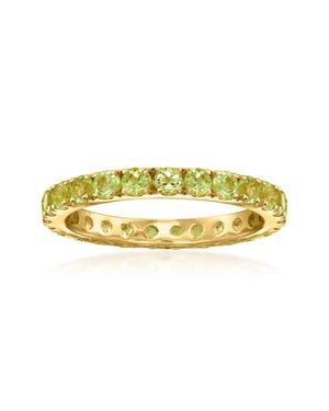 Ross-Simons Peridot Eternity Band - Yellow