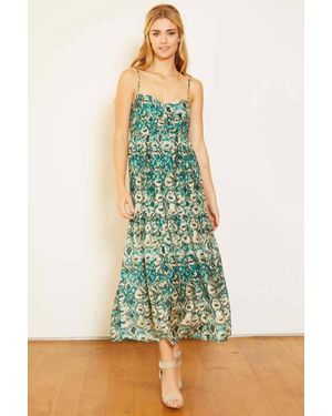 Caballero Marigold Dress - Green