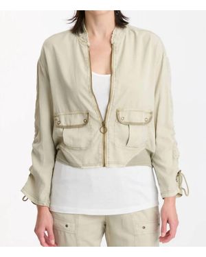 XCVI Ralf Twill Varsity Jacket - Natural