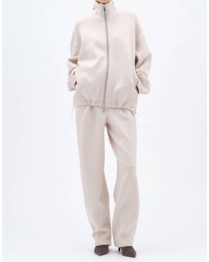 Remain Long Sleeve Soft Zipped Jacket - Natural