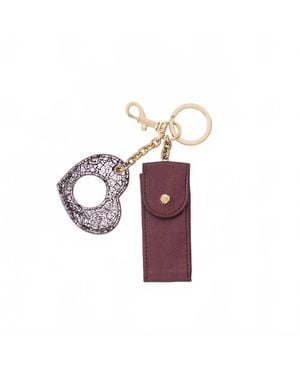 Hobo International Lipstick Keychain - Purple