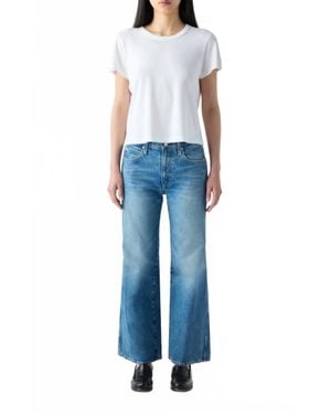 AMO Robbie Mid Rise Relaxed Jeans - Blue