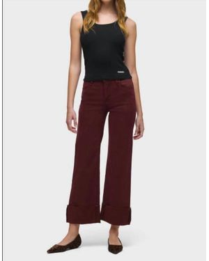 Hudson Jeans Rosie Cuff - Red