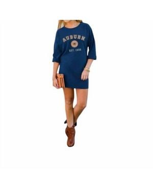Gameday Couture Auburn College Perfect To A Tee - Blue