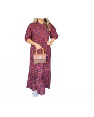 IslaPayal Ravello Maxi Dress - Purple