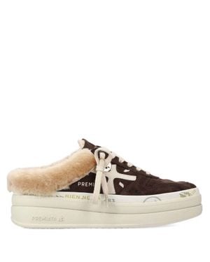 Premiata Micol Fur Sneaker - Brown