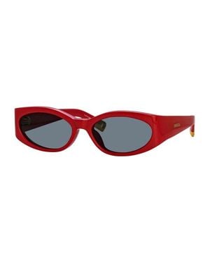 Jacquemus Sunglasses Cat Eye Full Rim, Frame And Lens Jac/4C7 - Red