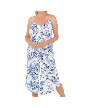 J Valdi Del Cabo Flowy Sweater Coverup - Blue