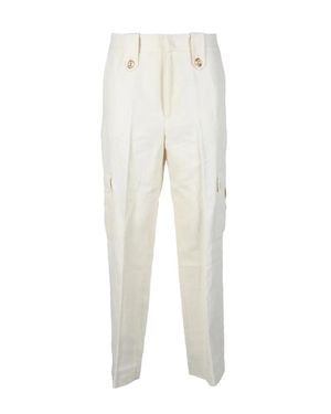 Twinset Cargo Pants - White