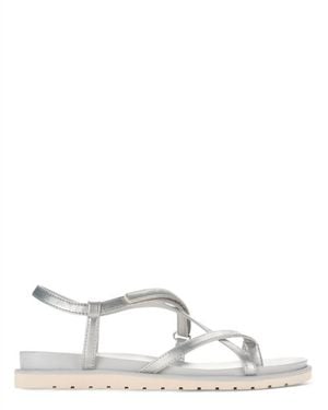 Sun & Stone Juune Slingback Sandals - White