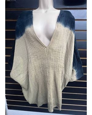 Etcetera Ombre Poncho - Blue