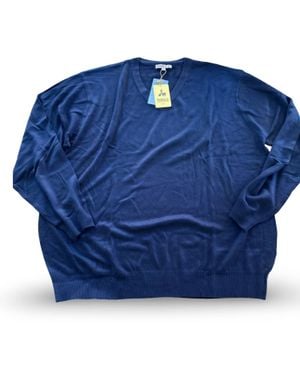 Inserch V-Neck Sweater - Blue