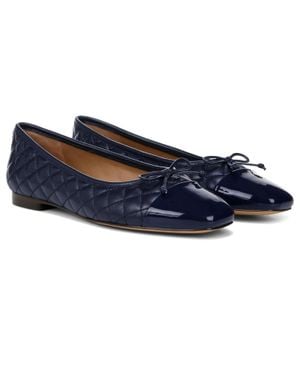 Sam Edelman Marilyn Ballet Flats Midnight Leather Zogg2949 - Blue