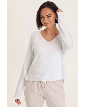 XCVI Odilia Long Sleeve Tee - White