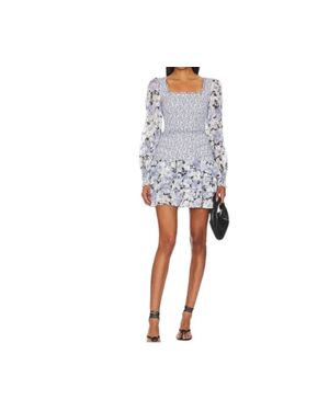 LoveShackFancy Scout Dress - Gray