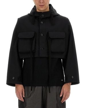 A.I.E. Cropped Jacket - Black