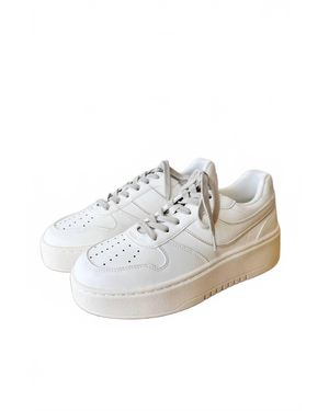 Shu Shop Satine Platform Sneakers - White