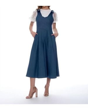 Gracia Denim Jumpsuit - Blue