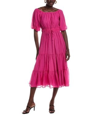 Vince Camuto Pleated Top - Pink