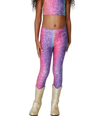 Terez Girl's Hi Shine Leggings - Purple