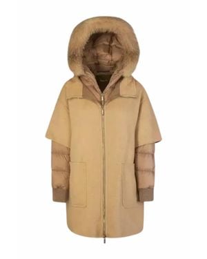 Moorer 2-In-1 Down Coat - Natural