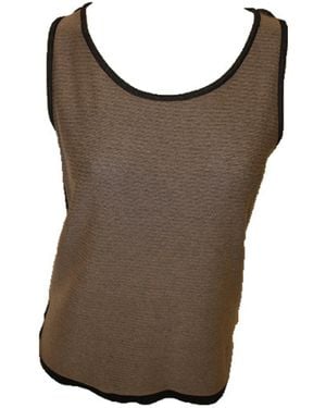 Angel Bra-Friendly Tank Top - Brown