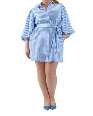 Tanya Taylor Madelyn Mini Dress - Blue