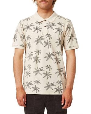 Katin Mai Tai Short Sleeve Polo - Natural
