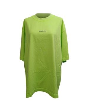 Acne Studios Erin Stamp T-Shirt Dress - Green