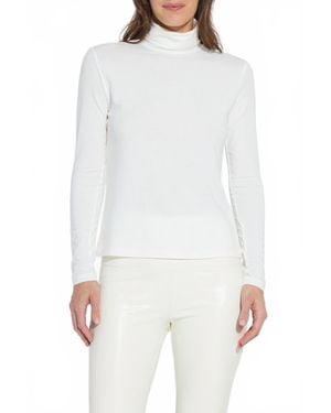 Lyssé Essential Long Sleeve Top - White