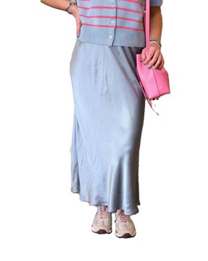 Rose & Crown Sage Skirt - Blue