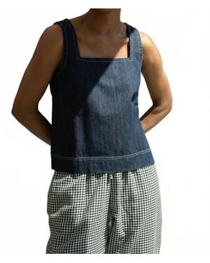 Beaumont Organic Jess-Leigh Cotton Vest - Blue