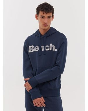 Bench Dunan Gradient Logo Hoodie - Blue