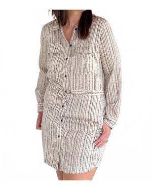 Thread & Supply The Modern Dot Mini Dress - Gray