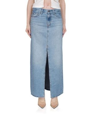 Levi's Ankle Column Skirt - Blue