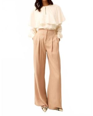 Marie Oliver Macbee Wide Leg Pants - Natural