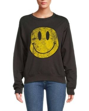 Prince Peter Smiley Crewneck Sweatshirt - Black