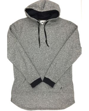 TRUEDAMES Extra-Long Marble Hoodie - Gray
