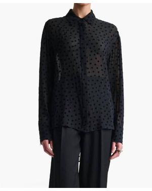 Altuzarra Chika Top - Black