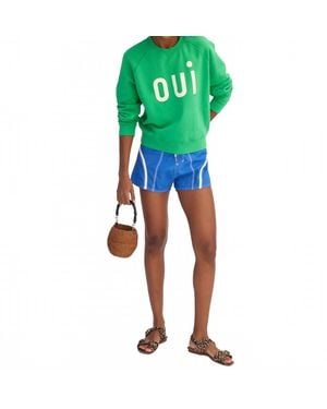Clare V. Le Court Sweatshirt - Green