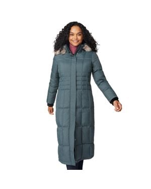 Free Country Full Length Splendor Down Jacket - Blue