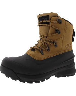 The North Face Leather Insulated Winter & Snow Boots - Black