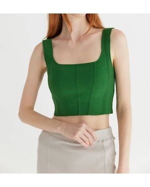 ALL ROW Millie Top - Green