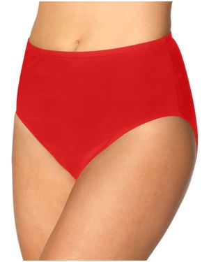 Kallure Full Brief Swim Bottom - Red