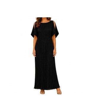 DAPHNE VALENTE Ifigenia Caftan Maxi Dress - Black