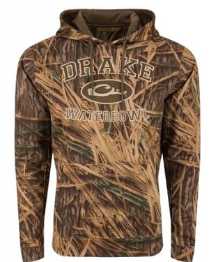 Drake's Performance Hoodie - Brown